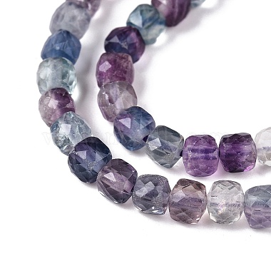 Natural Purple Fluorite Beads Strands(G-N342-123)-3