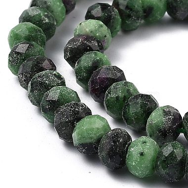 Natural Ruby in Zoisite Beads Strands(G-I308-06)-3