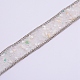 Gemstone Chips Iron On Applique Metal Chain Sewing Accessories(DIY-WH0204-89B)-2