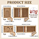 2Pcs 2 Styles MDF Folding Photo Frame Stand(AJEW-FG0005-82A)-2