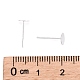 Accessoires de boucle d'oreille en 925 argent sterling(X-STER-P032-15S-5mm)-3