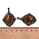 Natural Tiger Eye Rhombus Pendants(G-K363-02R-03)-3