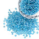 Round Trans. Colors Rainbow Glass Seed Beads(X-SEED-A007-2mm-163)-1
