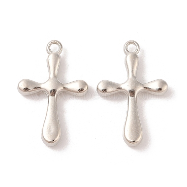 Platinum Cross Plastic Pendants