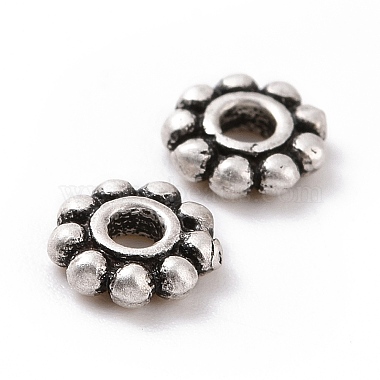 925 Sterling Silver Bead Caps(STER-D036-20AS-02)-2