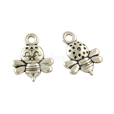 Antique Silver Bees Alloy Charms