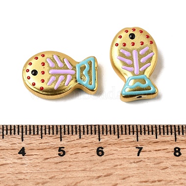 Baking Paint Glass Enamel Beads(GLAA-B035-01A)-4