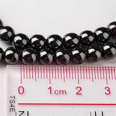 Chapelets de perles en hématite synthétique sans magnétiques(X-G-H1624-6mm-1)-3