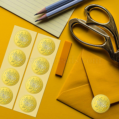 Self Adhesive Gold Foil Embossed Stickers(DIY-WH0211-188)-7