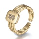 Brass Micro Pave Clear Cubic Zirconia Cuff Rings(RJEW-H538-02G-S)-3