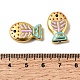 Baking Paint Glass Enamel Beads(GLAA-B035-01A)-4
