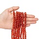 Spray Painted Crackle Glass Beads Strands(CCG-Q001-8mm-09)-4