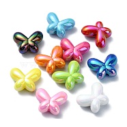 Opaque Acrylic Beads, AB Color, Butterfly, Mixed Color, 19.5x25x11.5mm, Hole: 3mm(X-OACR-E033-15)