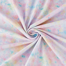 Polyester with Spandex Fabric, for Clothing Accessories, Colorful, 2000x1450x0.4mm(DIY-WH0671-084)