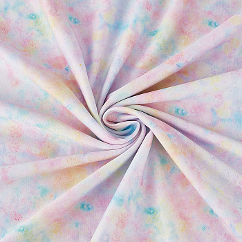 Polyester with Spandex Fabric, for Clothing Accessories, Colorful, 2000x1450x0.4mm