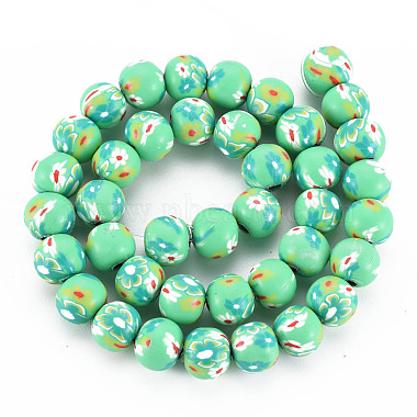 Handmade Polymer Clay Beads Strands(CLAY-N008-055-02)-2