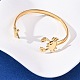 304 Stainless Steel Cuff Bangles for Women(BJEW-C123-01A-G)-3