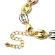 Rack Plating Brass Coffee Bean Chain Bracelet for Women(RJEW-D078-08)-4