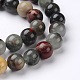 Natural African Bloodstone Beads Strands(G-L383-06-10mm)-3