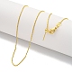 ожерелья-цепочки из латуни для женщин(NJEW-G084-08G)-1