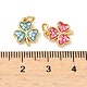 Brass Enamel Pendants(KK-H534-13G)-3