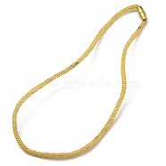 Rhinestone Tennis Necklace, with Brass Magnetic Clasp, Crystal, 46.5x0.4cm(NJEW-R263-26C-G)