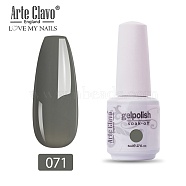 8ml Special Nail Gel, for Nail Art Stamping Print, Varnish Manicure Starter Kit, Slate Gray, Bottle: 25x66mm(MRMJ-P006-I020)