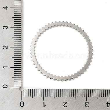 couronne dentée placage à crémaillère anneaux de liaison en laiton(KK-G480-01P)-3