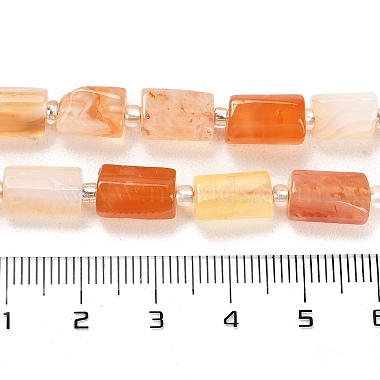 Natural Botswana Agate Beads Strands(G-G068-A18-01)-5