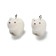 Flocky Opaque Resin Pendants(RESI-I335-01P-05)-1