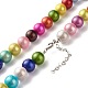 Collier de perles rondes en acrylique pour femme(NJEW-JN03792)-4