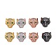 8Pcs 4 Color Rack Plating Hollow Brass Micro Pave Cubic Zirconia Beads(sgZIRC-SZ0001-02-RS)-1