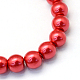 Chapelets de perle en verre peint de cuisson(HY-Q003-5mm-74)-2