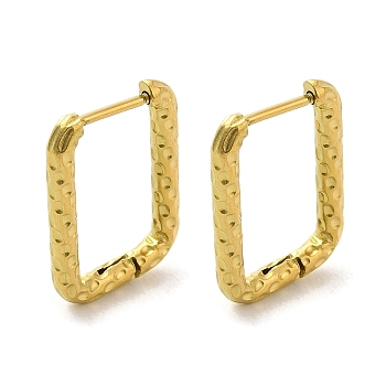 304 Stainless Steel Earring Findings, Golden, 21x14x2mm, Hole: 16.5x9mm, Pin: 0.8mm