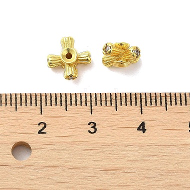 Rack Plating Brass Micro Pave Cubic Zirconia Beads(KK-F863-11G)-3