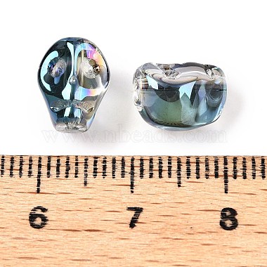 perles en verre plaquent brins(EGLA-T021-09J)-4