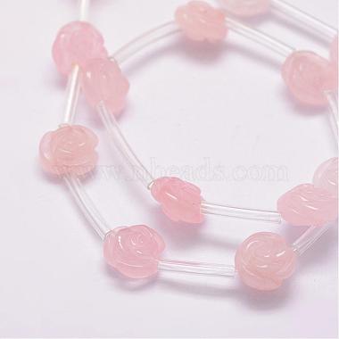 Perles de quartz rose naturel(G-O156-B-16)-2