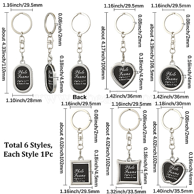 Zinc Alloy Pendant Keychain(KEYC-SP0001-50)-2
