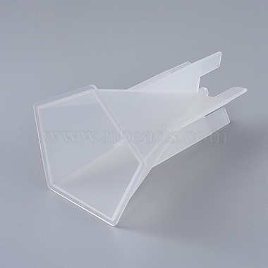 DIY Pentagonal Aromatherapy Candle Plastic Molds(DIY-F048-07)-2
