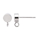 Brass Stud Earring Findings(KK-T038-293P)-3