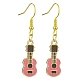Golden Alloy Enamel Dangle Earrings(EJEW-JE05653-01)-1