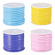 40M 4 Colors PU Leather Thread Cord(AJEW-TA0002-29C)-1