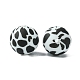 Round/Polygon Food Grade Silicone Focal Beads(SIL-F003-06D)-4