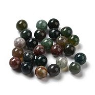 Natural Indian Agate Sphere Beads, Round Bead, No Hole, 6~6.5mm(G-P520-16)