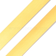 PVC Plastic Edge Banding, Adhesive Veneer Edge Trim for DIY Floor, Table, Cabinet, Furniture, Decorative Trim, Gold, 10x0.2mm, 50m/roll(AJEW-WH0010-62B-01)