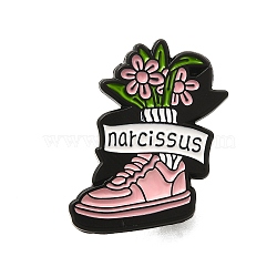 Enamel Pins, Alloy Brooches for Backpack Clothes, Shoes, 26.5x21.5mm(JEWB-S036-01EB-05)