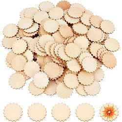 Olycraft 200Pcs 2 Style Unfinished Wood Cabochons, Wooden Puzzles, Freeform Blank Puzzle Pieces, Children Toys for Crafts, Arts Puzzle, Blanched Almond, 29~39x30~39x2~3mm, 100pcs/style(WOOD-OC0002-54)