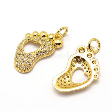 Real Gold Plated Body Brass+Cubic Zirconia Charms