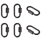 304 Stainless Steel Screw Carabiner Lock Charms(STAS-UN0050-89EB)-1