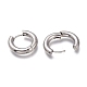 201 Stainless Steel Huggie Hoop Earrings(EJEW-O095-05-26)-3
